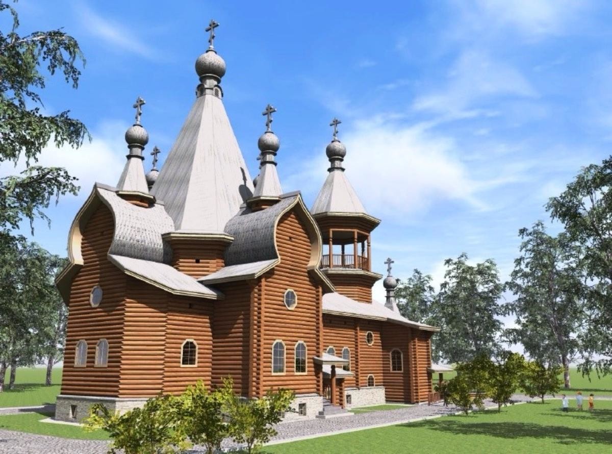 В вельской колонии строят храм для канадского Квебека